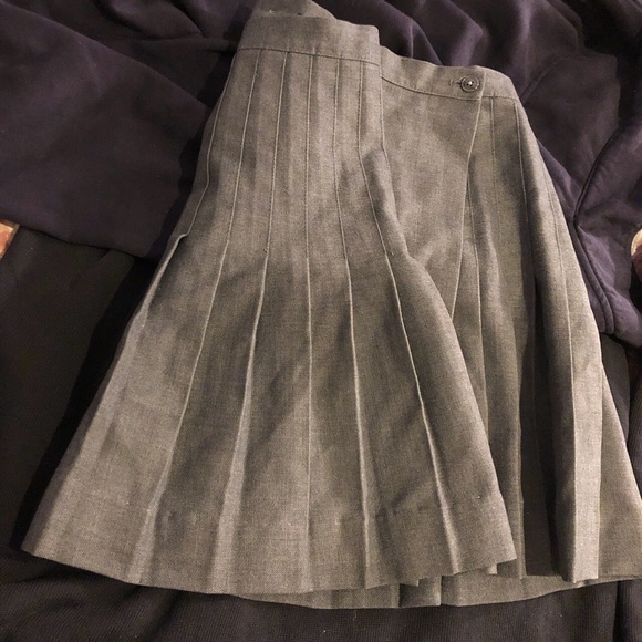 High school pleated skirt